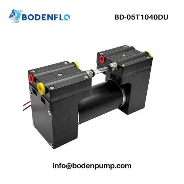 60Lpm Aluminum Double Head Air Pump -85kpa DC 12V 24V Vacuum Pump Stable Flow BD-05T1040DU