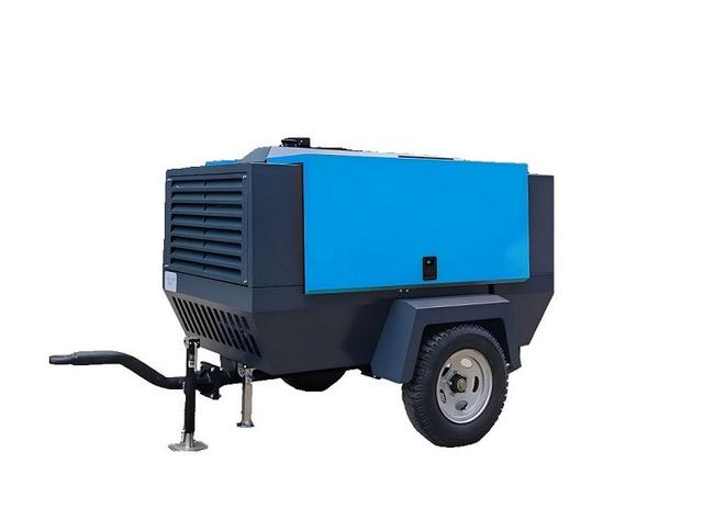 XMW300-8 8bar Portable Diesel Engine Screw Air Compressor