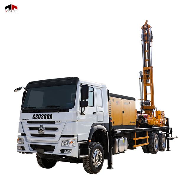 SINOTRUK HOWO Truck Mounted Air Compressor Integrated Hydraulic Water Well Drilling Rig