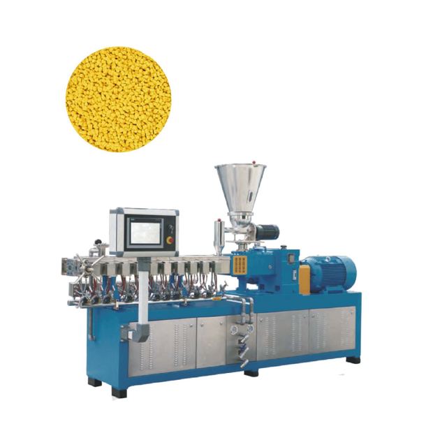 Plastic Master Batch Making Machine Twin Screw Extruder For Various Granules