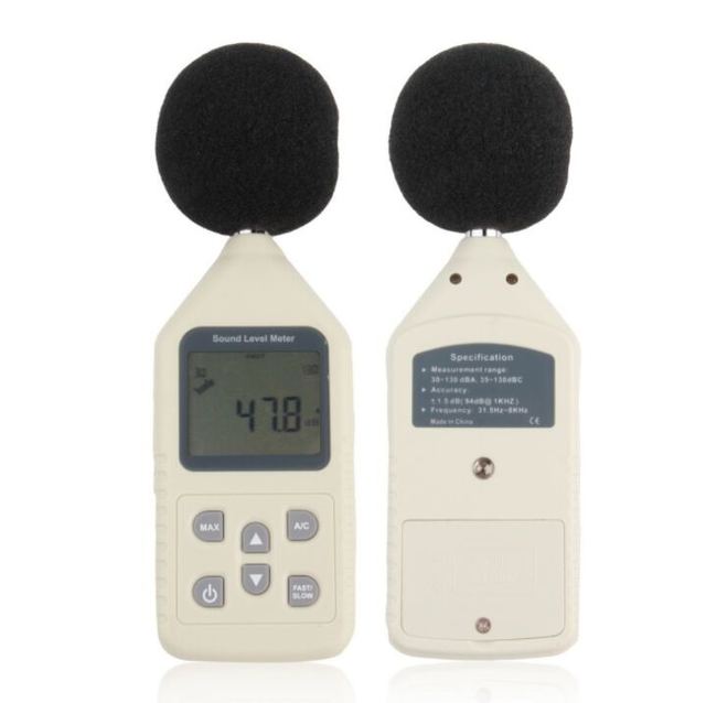 GM1358 High Precision 35~130 dBC Multi-Functional Sound Noise Level Meter Decibel Monitor