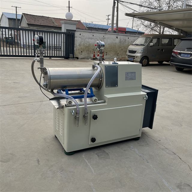 JINGCHUAN Small Horizontal Bead Grinding Machine / 30L Disk Mill Machine WMS30