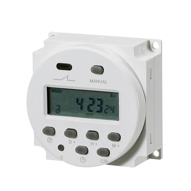 60×60 mm LCD Display Mini Timer Switch