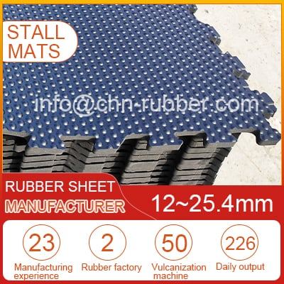 Heavy Duty Interlocking Cow Mat 12mm~25.4mm Black