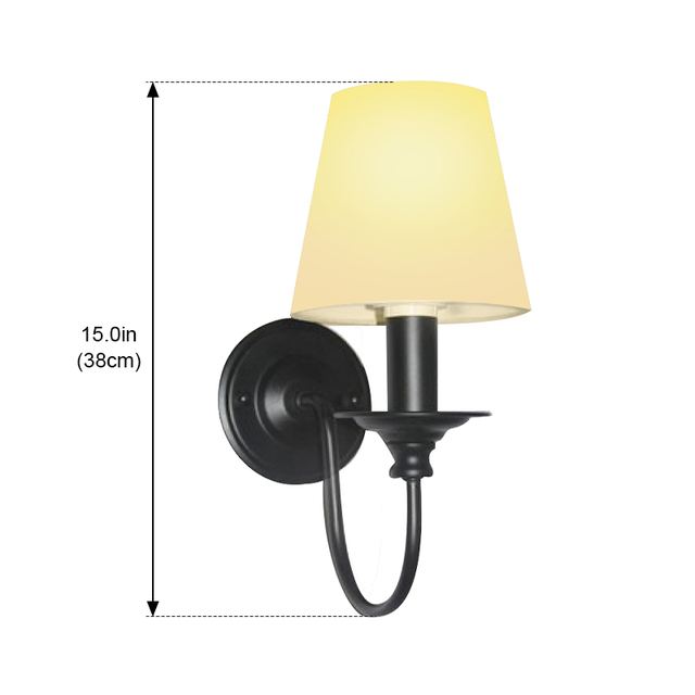 black candle wall sconces lamp