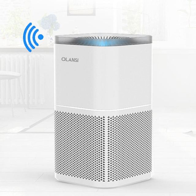 A4S Desktop CADR 200 M3/H Air Purifier with H13 HEPA & Activated Carbon Filter