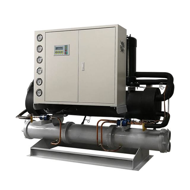 35.5 Ton Open Type Industrial Water Cooled Scroll Chiller