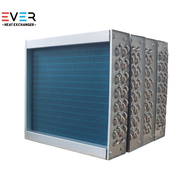 Fin tube evaporator coil with low frost accumulation