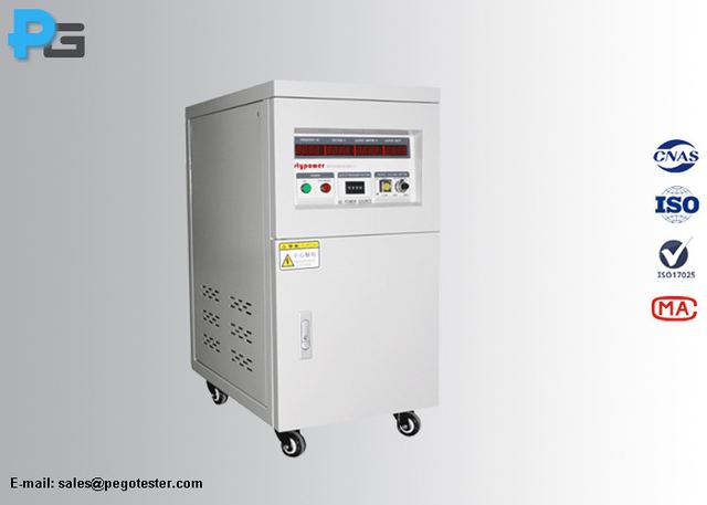 Single Phase Ac Dc Power Supply Variable Voltage Frequency 2KV / 5KV / 10KV Selectable