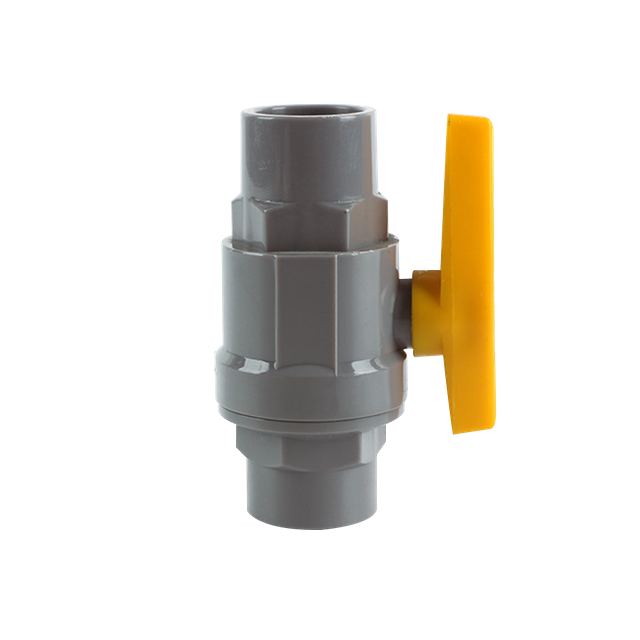 Supply OEM/ODM Plastic PVC 2 Pieces Ball Valve with Stainless Steel Handle Famous Quality