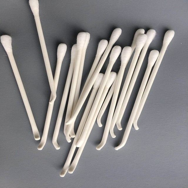 12mm Bathroom Ear 200pcs / Bag Bamboo Cotton Swabs