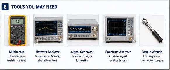 How to Test a Coaxial RF Cable?