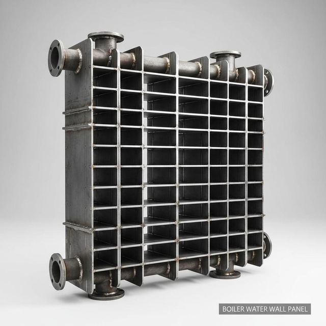 20G Material φ51×4mm Tube Modular Section Boiler Water Wall Panel for Industrial Steam Generators