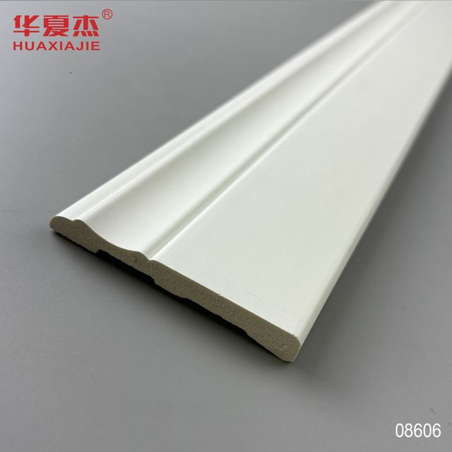 76x9mm PVC Skirting Board Waterproof Baseboard White Modern