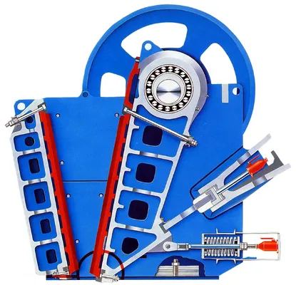Small 8 Tph Jaw Rock Crusher For Quarry / Mining Crushing Line