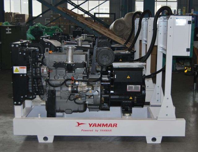 Japan 4TNV98 Engine Yanmar Diesel Generator 30kva