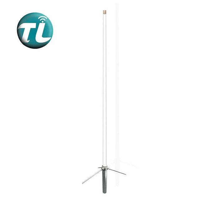 X5000 Tri Band Base Antenna 1.6m for 2m/70cm/23cm Bands Fiberglass Antenna