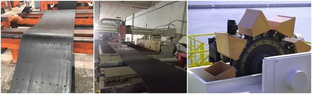 Bucket elevator belts