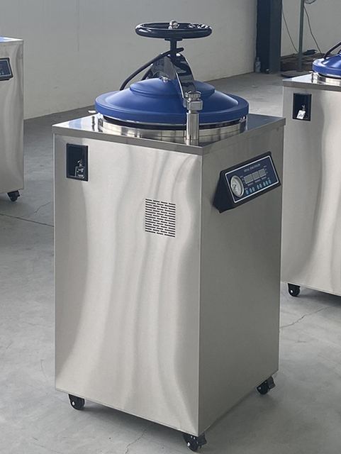 50L Reliable Sterilization For Instruments And Dressings Vertical Autoclave Machine