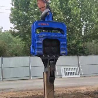 Pile Driver : High Centrifugal Force & Fast Extraction
