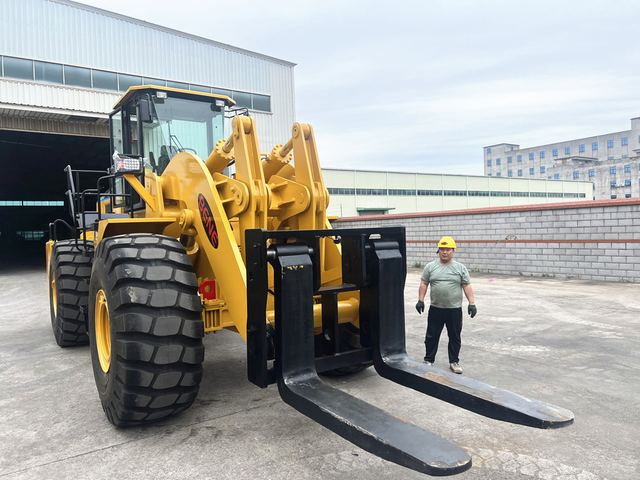 Chinese 42 ton stone block loader 40ton front wheel loader for quarry mining