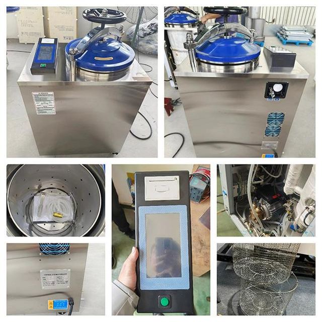35L Vertical Top Loading Autoclave Automatic Pressure Steam Autoclave