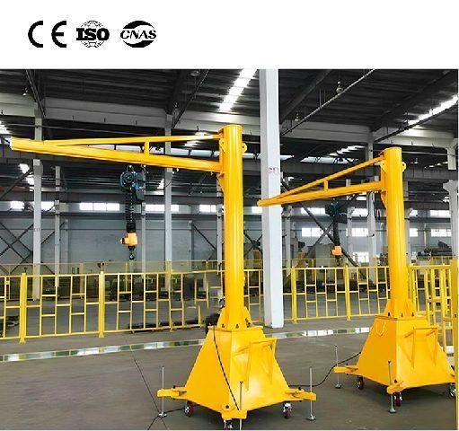 Mobile Jib Crane-Movable With Casters, Flexible Service