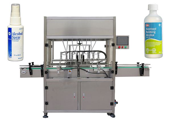 Automatic Disinfectant/ Alcohol Spray/ Hand Sanitizer Filling Capping Machine