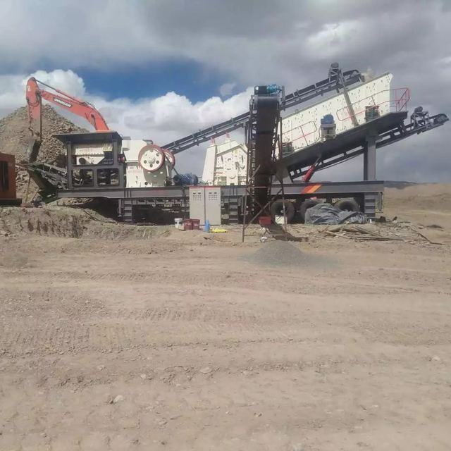 Used Mobile Crusher Machine PF1010 60 TPH
