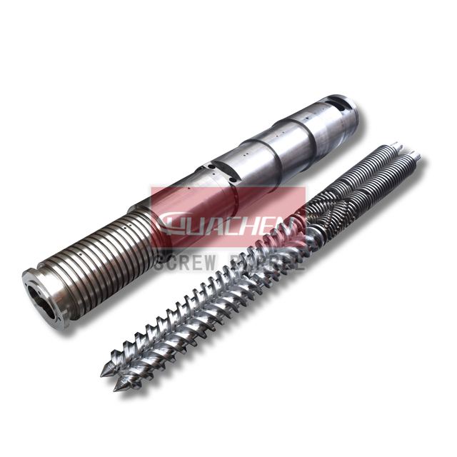 Co-extruder Screw And Barrel For PVC Marking Line Or Coating