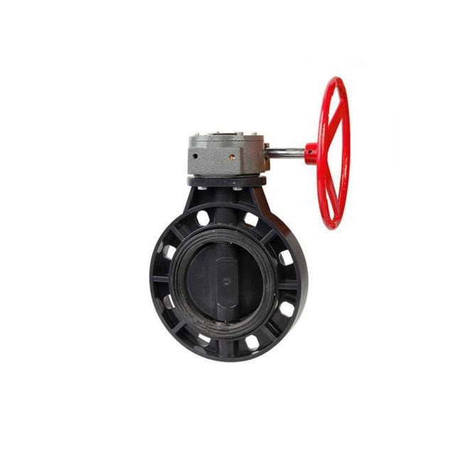 Supply ODM High Quality Red Butterfly Handle PVC Thread Compact Ball Valve