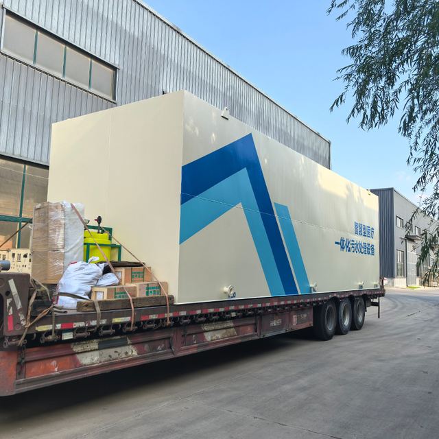Integrated Wastewater Treatment Equipment with PLC Control, Compact Design for Space-saving