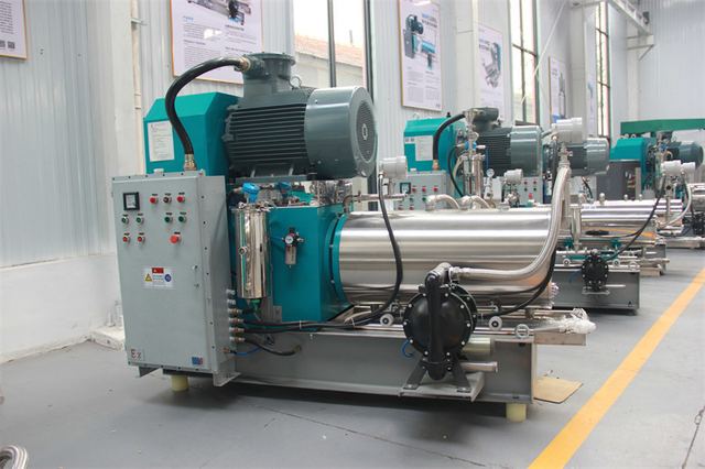 WMS100 Horizontal Bead Mill 100L 55kW With 1.0-2.5μM Wet Grinding Mill