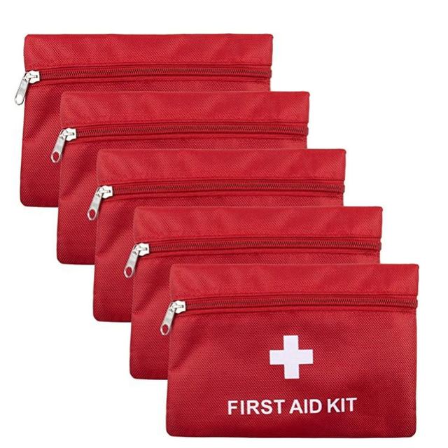 Waterproof Portable First Aid Kit with 100 Pieces for Home Travel and Emergency