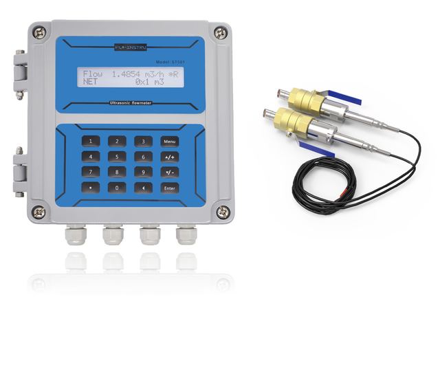ST501 Insertion Ultrasonic Flow Meter with DN25-DN1200 Range IP65 Enclosure and 4-20mA Output