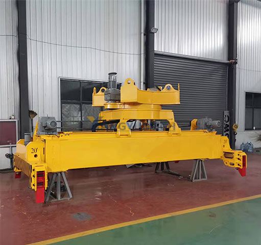 Container Spreader for Rail Mounted Container Gantry Cranes