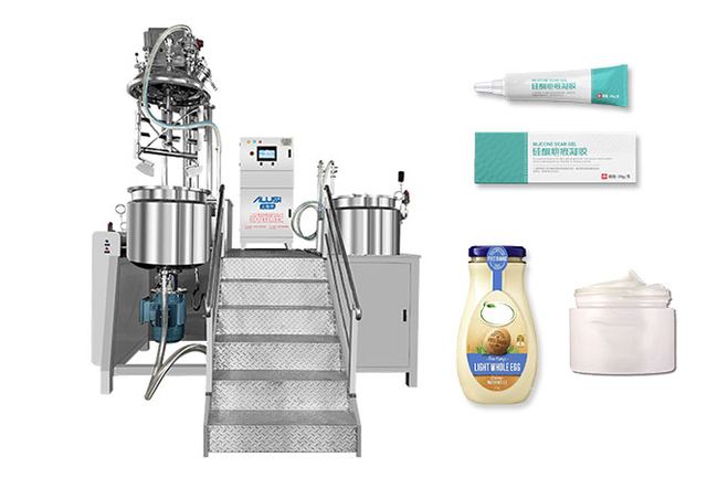 Hydraulic Lifting Vacuum Emulsifying Mixer