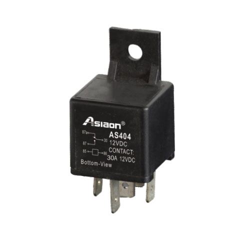 Automotive Relay AS404 30A 4PIN /5PIN With Plasctic Mounting Lug