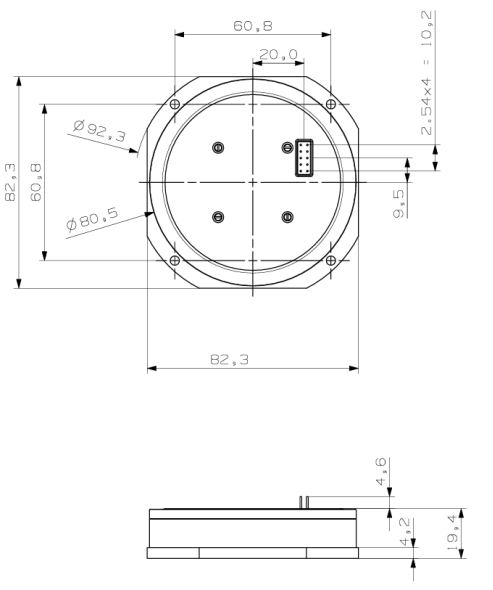 High Bias Stability Fiber Optic Gyroscope FOG 0.8°/h for Precision Navigation
