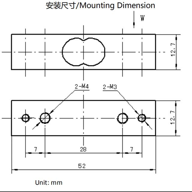 High Precision Aluminum Alloy Weighing Sensor Single Point Load Cell(2-50kg)
