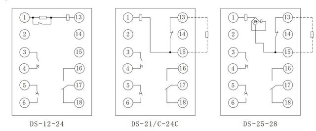 DS-20 Series time relays