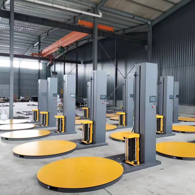 Fully Automatic Pallet Intelligent Wrapping Machine Film Stretching Wrapper