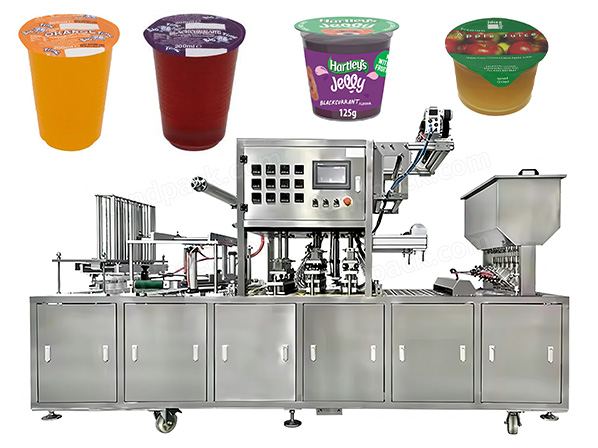 Yogurt Jelly Ice Cream Honey Sauce Cup Filling and Sealing Machine