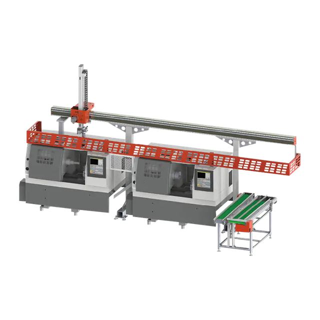 150200 Medium F Series CNC Lathe Automation Production Line