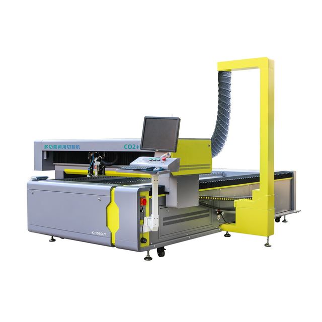 All In One 2000Watt+CO2 300watt Fiber Laser Cutting Machine Can Cut All Materials