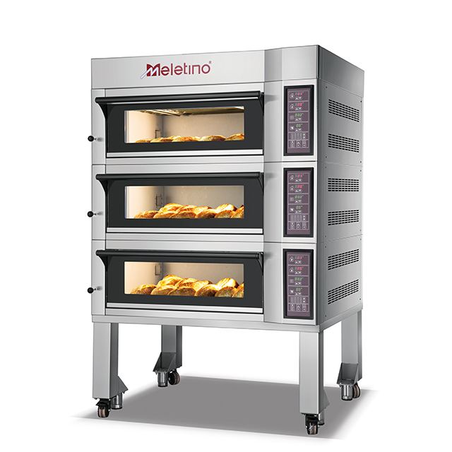 ML-EO-N-6 European Electric Deck Oven 3 Deck 6 Tray