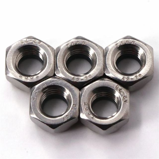 Stainless steel hexagon lock nut