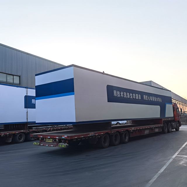 Corrosion Resistant Integrated Domestic Sewage Treatment Equipment, Automatic Control WTP