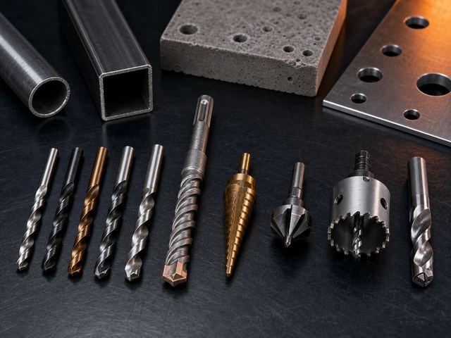 Drill Bit Types Explained: Twist, SDS, Step, Masonry, Hole Saw and Countersink