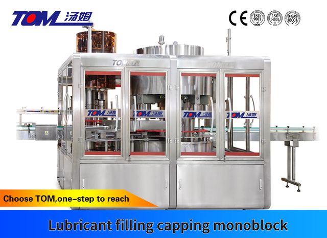 Monoblock Filling And Capping Machine For Lubricant-Tom